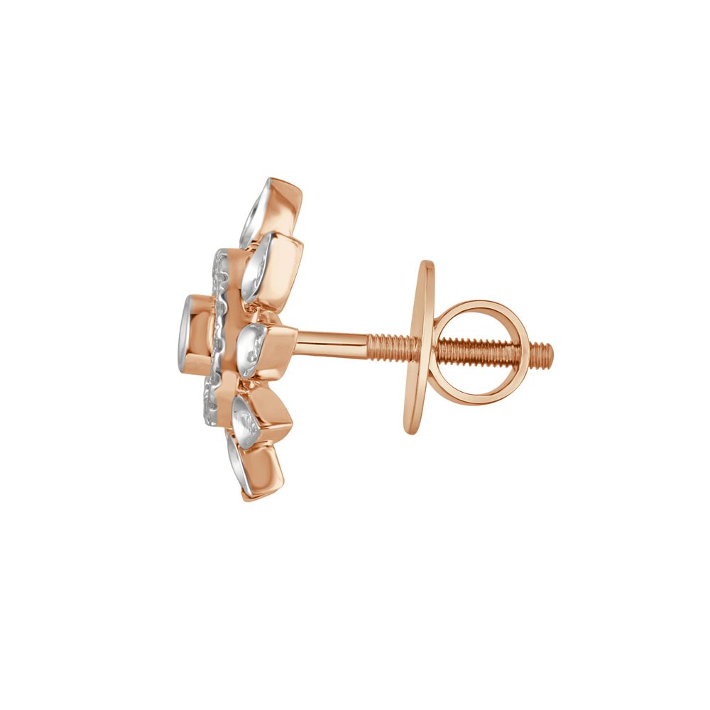 Classic Diamond Earrings-Earrings-OPE18016-D400X0B