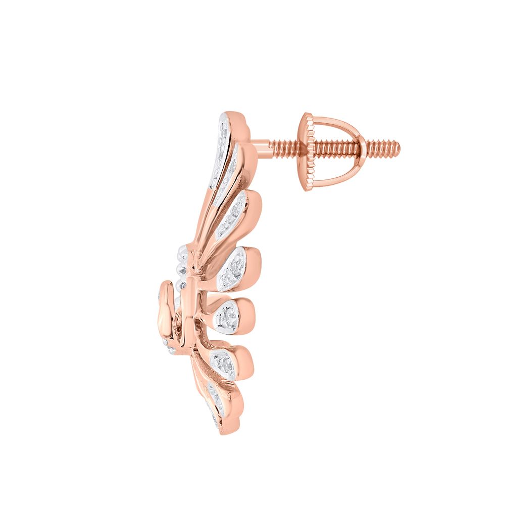 Beautiful Earrings in 14KT Rose Gold-All Jewellery-OPE18027-D400X0C