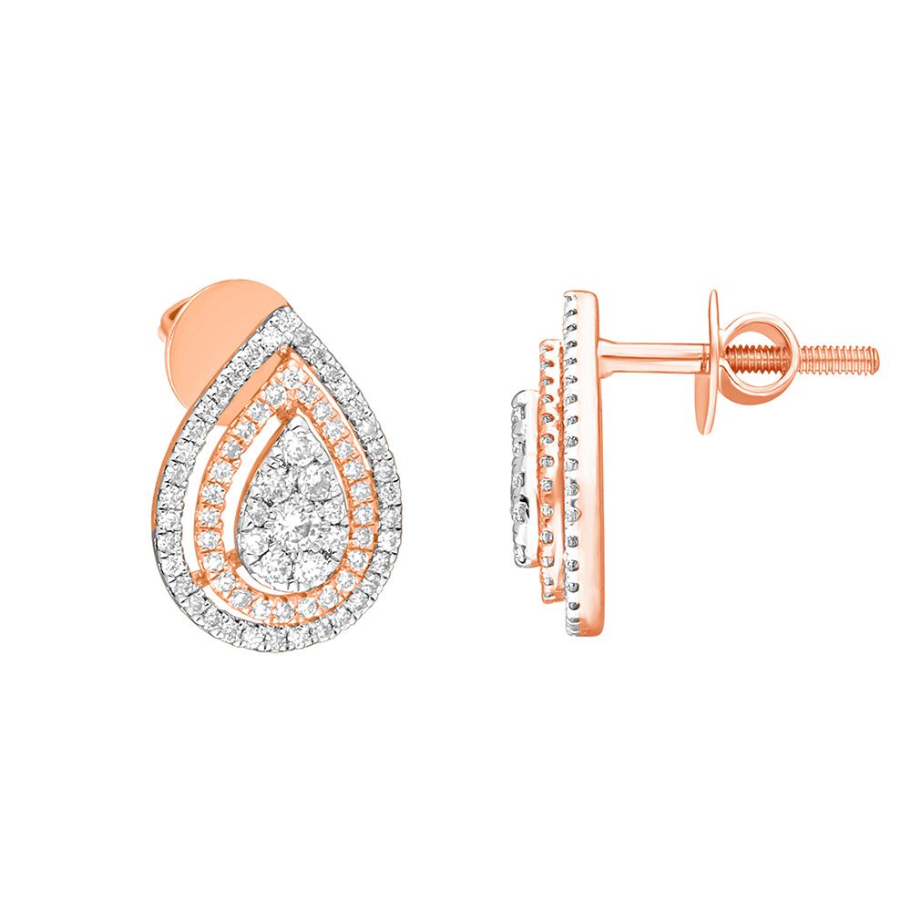 Glitzy Diamond Earrings-All Jewellery-OPE18038-D400X0C
