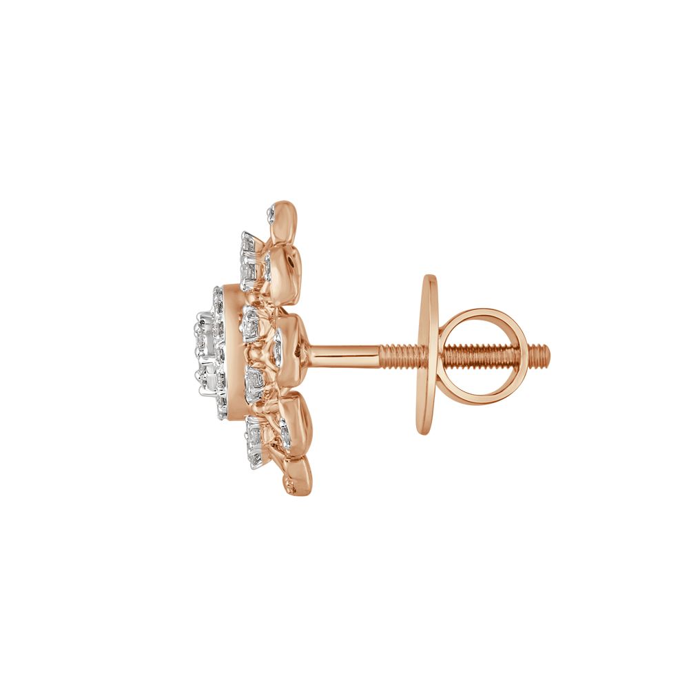 Alluring Diamond Mandala Pattern Pendant and Earrings Set-All Jewellery-OSP22040-D400X0C