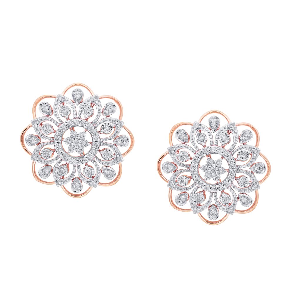 Blooming Shine Diamond Pendant Set-Diamond-OSP22046-D400X0C