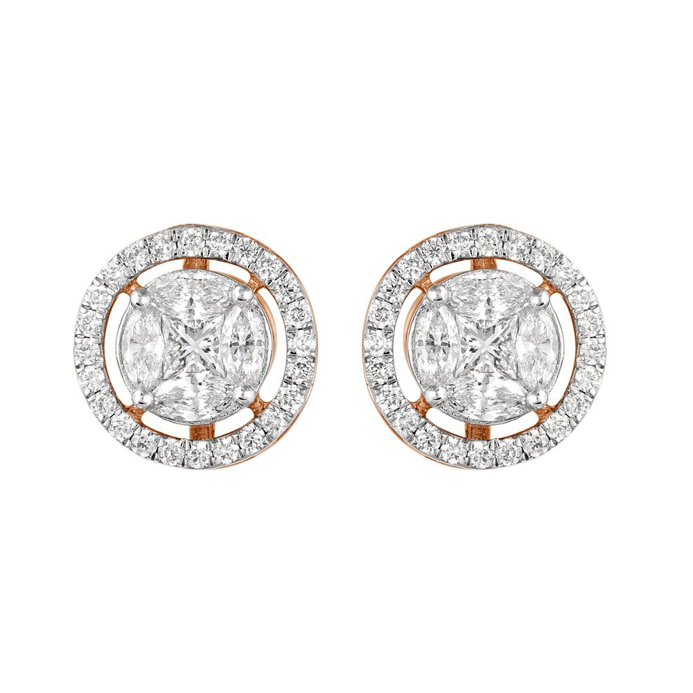 Dazzling Diamond Earrings-Earrings-OPE22051-D300X0C
