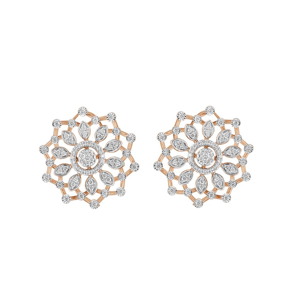 Flora Patterned Diamond Pendant Set-All Jewellery-OSP23001-D900X0C