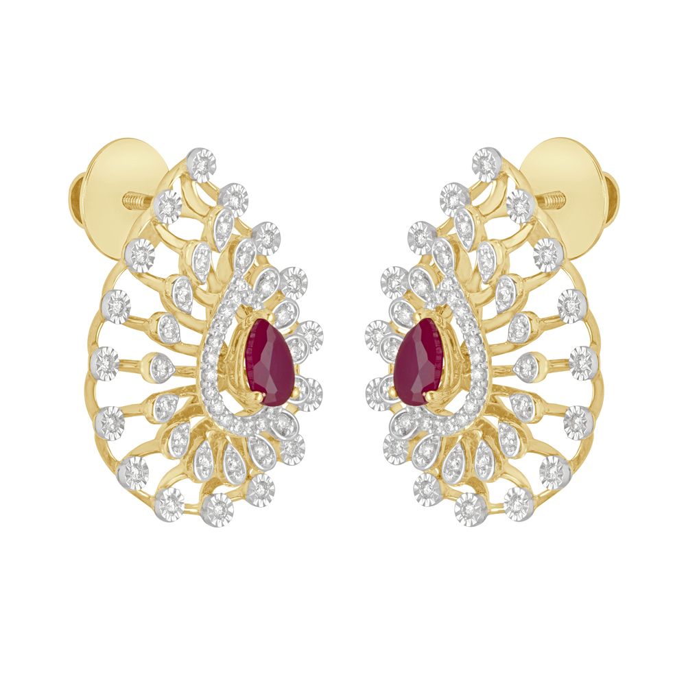 Ethnic Style Diamond Pendant Set-Diamond-OSP23002-D910R0C