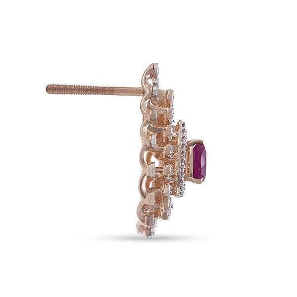 Glamorous Yellow Gold Earrings-All Jewellery-OPE23002-D910R0C