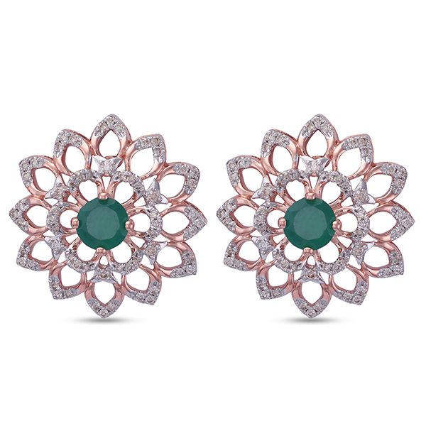 Subtle Earrings in Rose Gold-All Jewellery-OPE23006-D911X0C