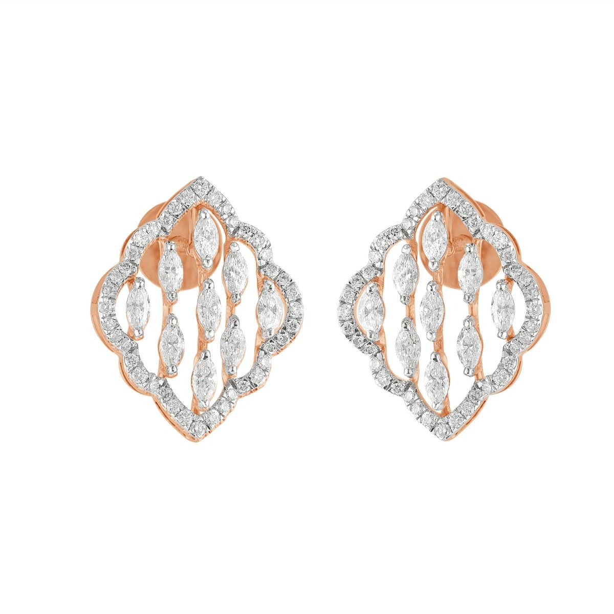 Scintillating Diamond Clustered Pendant Set-All Jewellery-OSP23025-D300X0B