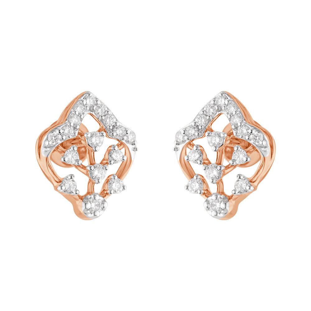 Aesthetic Rose Gold Floral Pendant Set-All Jewellery-OSP23037-D300X0B