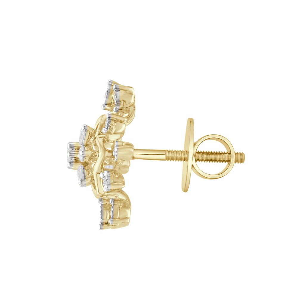 Starburst Design Diamond Pendant Set-Diamond-OSP23045-D300R0B