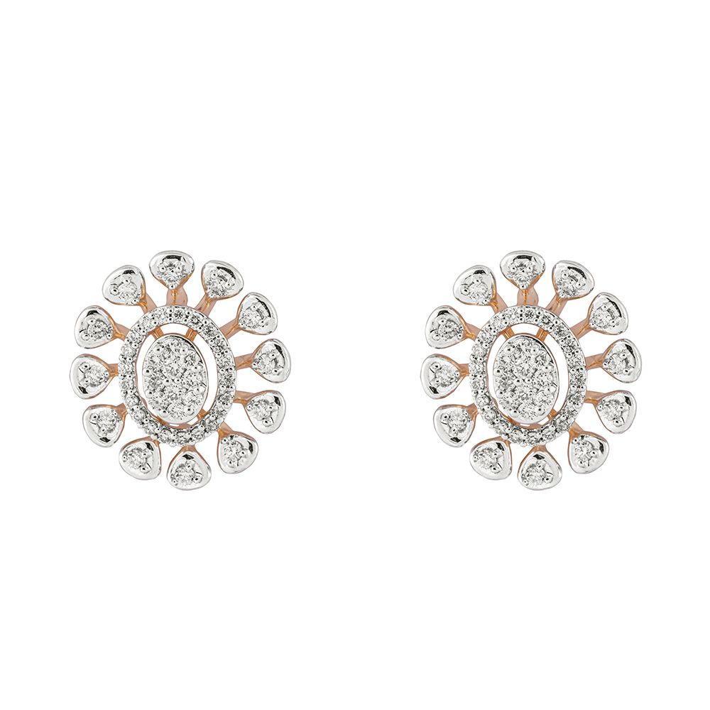 Delicate Round Pendant Set With Diamonds-All Jewellery-OSP23E06-D400R0B