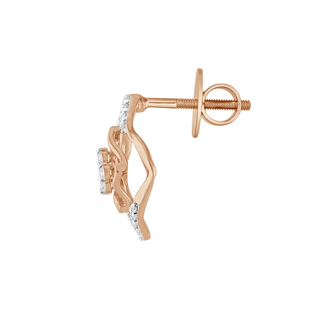 Attractive Diamond and Rose Gold Pendant Set-All Jewellery-OSP23E13-D400X0B