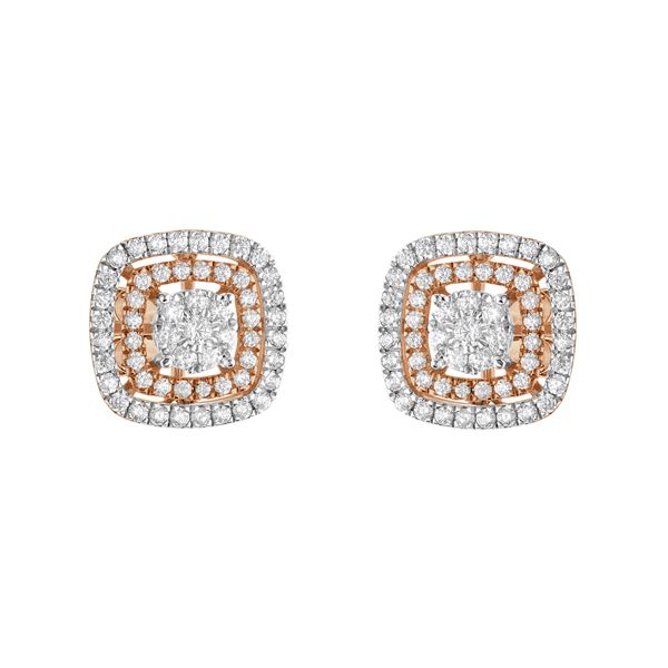 Alluring Halo Design Diamond Pendant Set-All Jewellery-OSP23E19-D400X0B