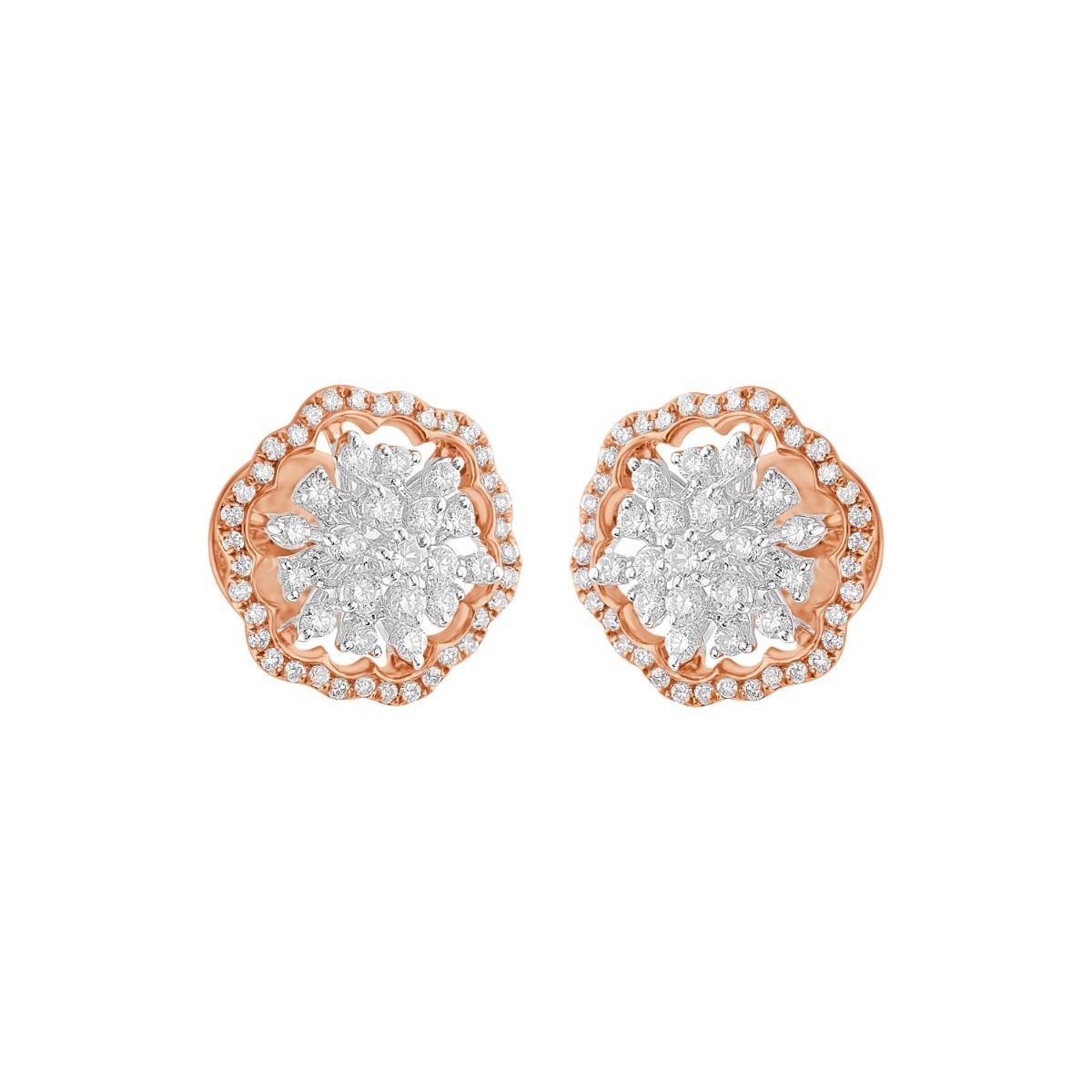 Mandala Design Diamond Pendant Set-All Jewellery-OSP23E32-D400X0B