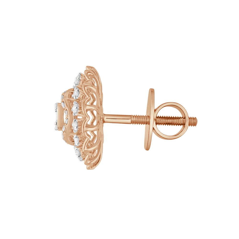 Captivating Round Rose Gold Pendant Set-All Jewellery-OSP23E38-D300X0B