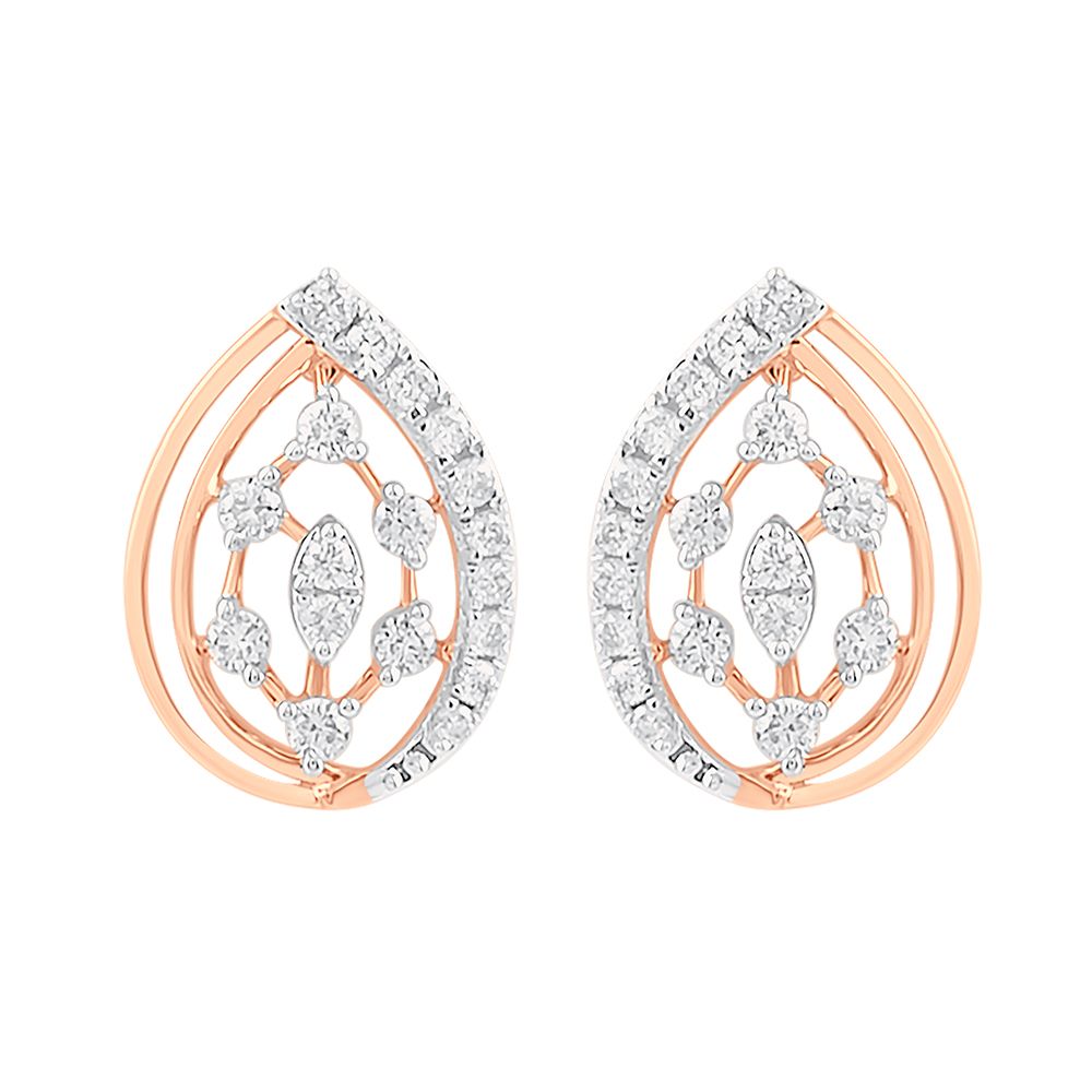 Enduring Drop Design Diamond Pendant Set-All Jewellery-OSP24E24-D900X0C