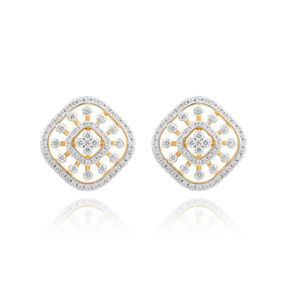 Pushp Dazzling Diamond Pendant Set-All Jewellery-OSP24E54-D400R0B