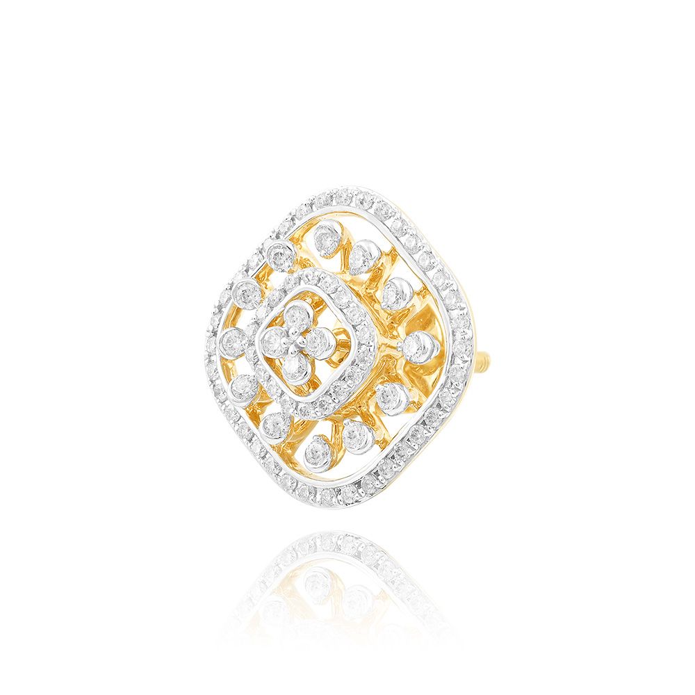 Pushp Dazzling Diamond Pendant Set-All Jewellery-OSP24E54-D400R0B