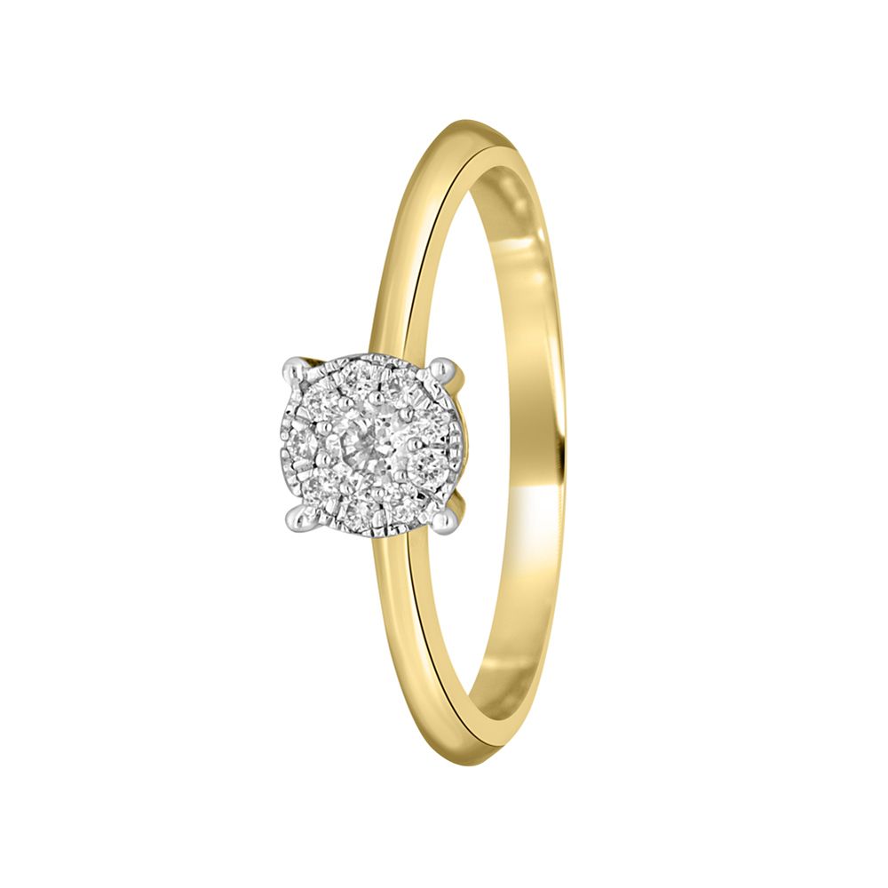 Precious 18KT Rose Gold Crown Star Ring-Rings-OPR11050