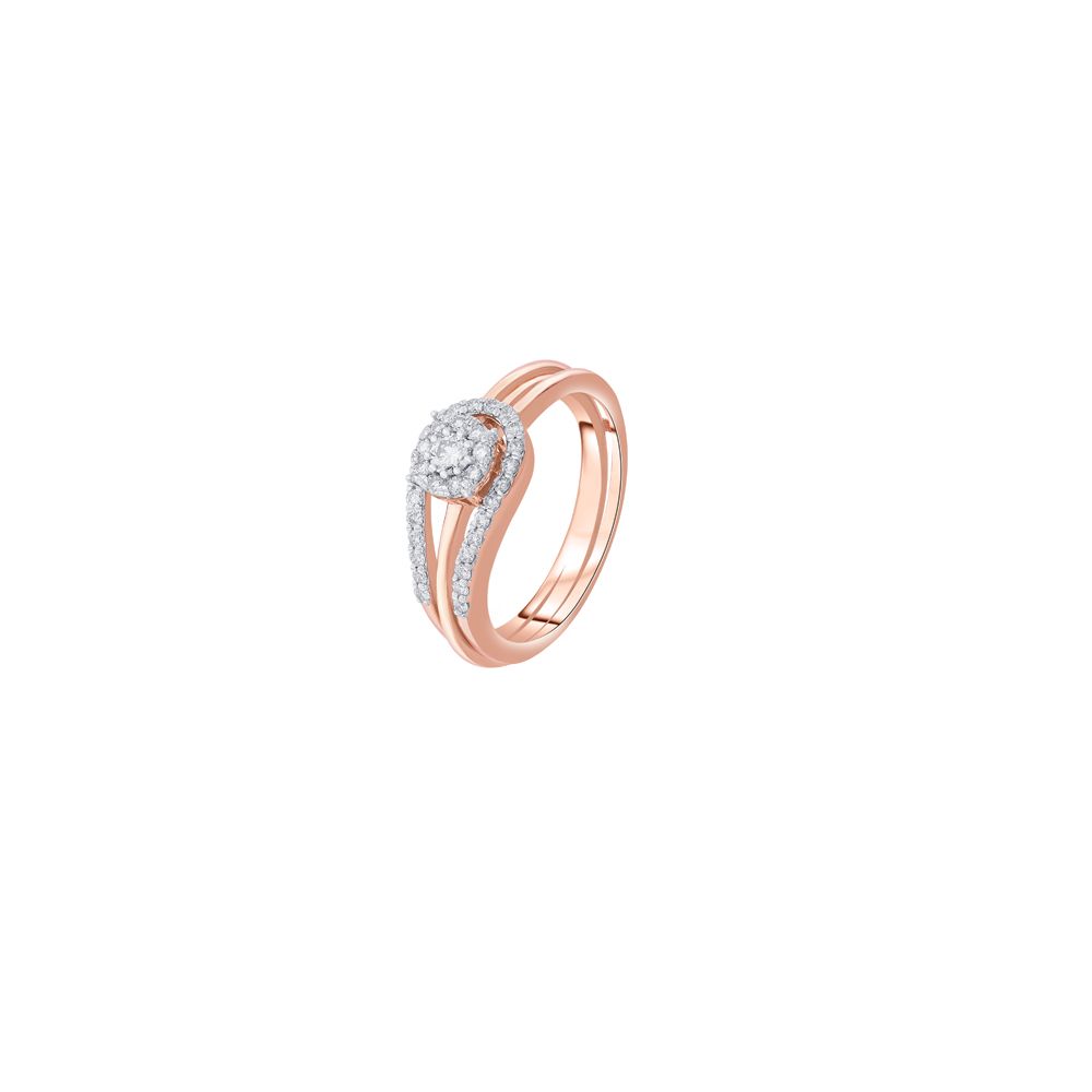 Glamorous Rose Gold Ring For Women-Rings-OPR11105
