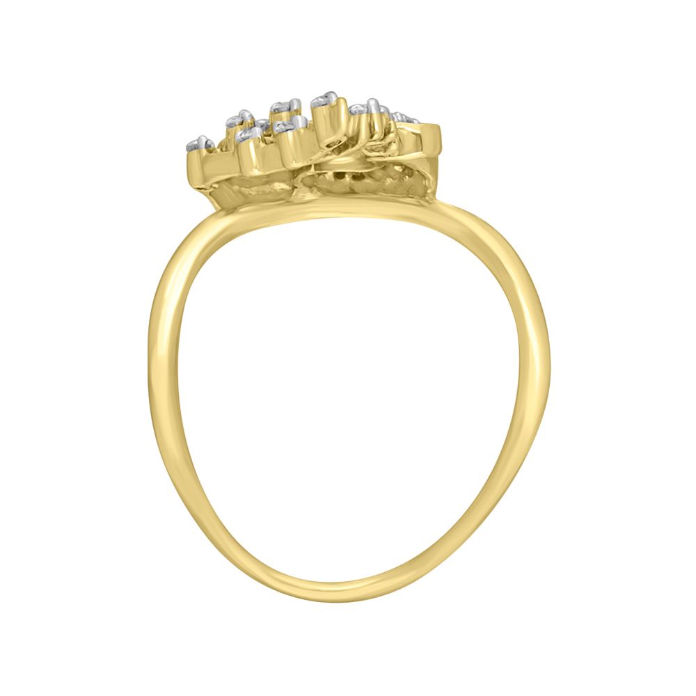 Peacock Design Diamond Ring-Rings-OPR13010