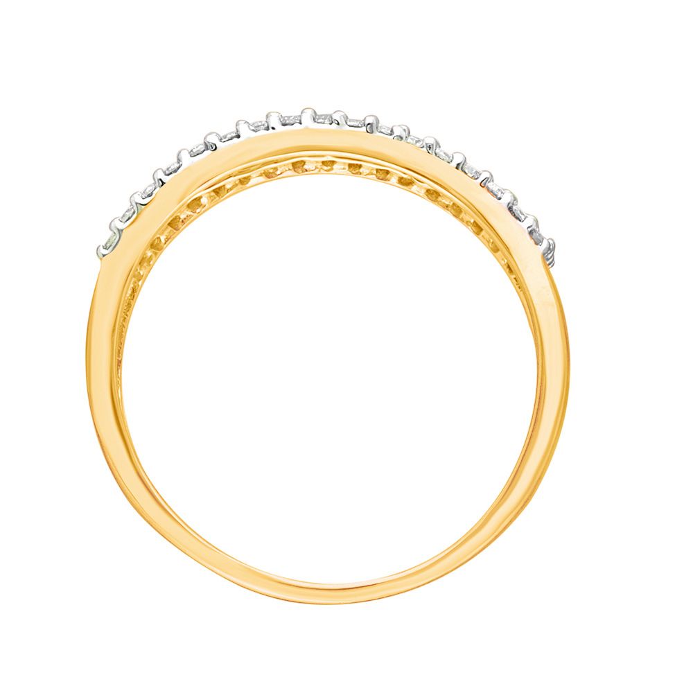 Sophisticated Diamond Finger Ring-Rings-OPR13085