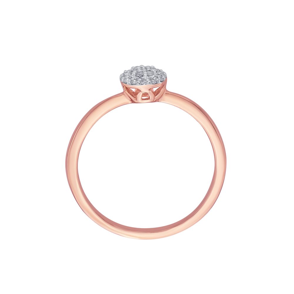 Brilliant Rose Gold and Diamond Ring-Rings-OPR16062