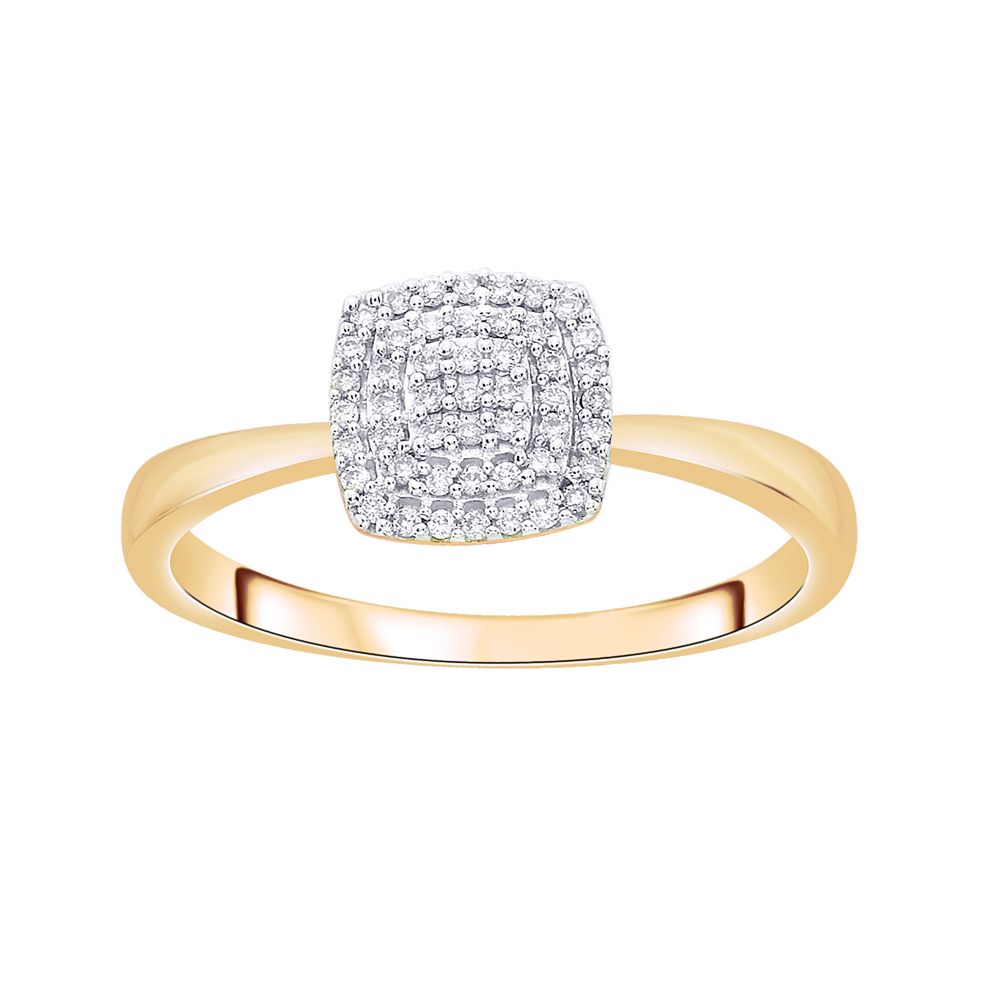 Glossy 14KT Yellow Gold Ring-Rings-OPR16064