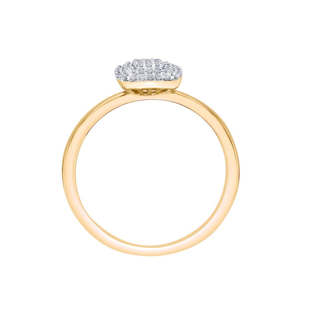 Glossy 14KT Yellow Gold Ring-Rings-OPR16064