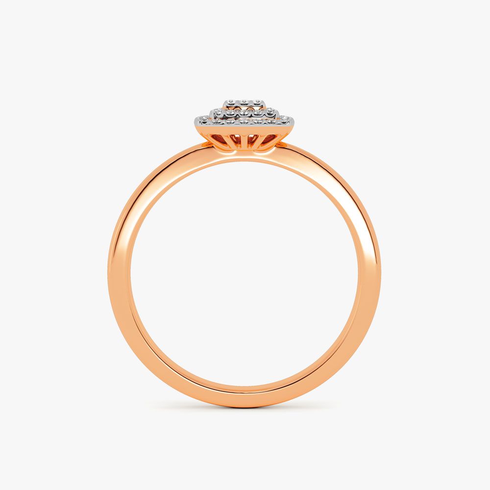 Glossy 14KT Yellow Gold Ring-Rings-OPR16064