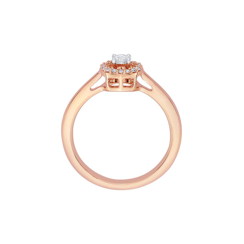 Stately Crown Star Diamond Finger Ring-Rings-OPR20044