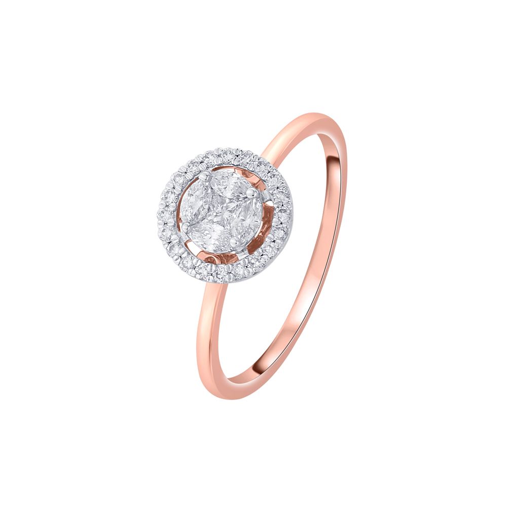Precious 14KT Rose Gold Ring-Rings-OPR22050