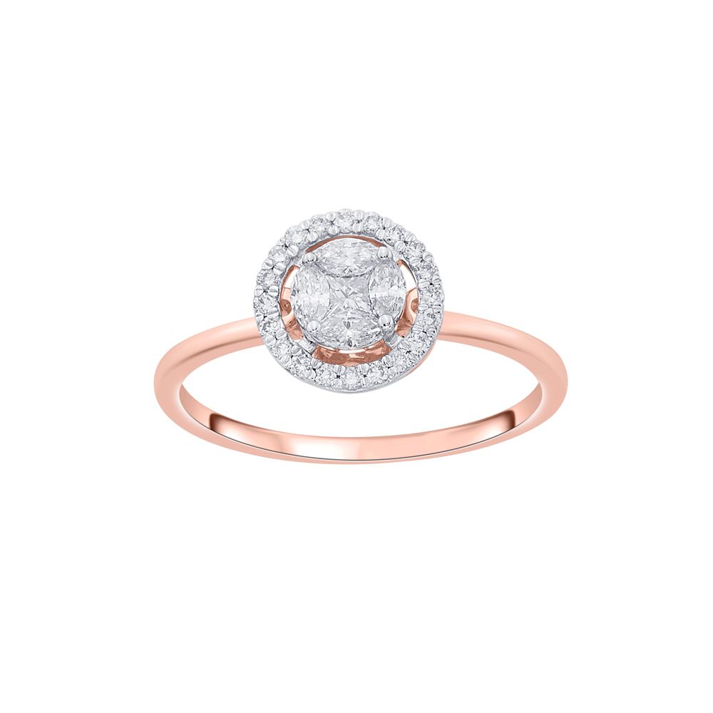 Precious 14KT Rose Gold Ring-Rings-OPR22050
