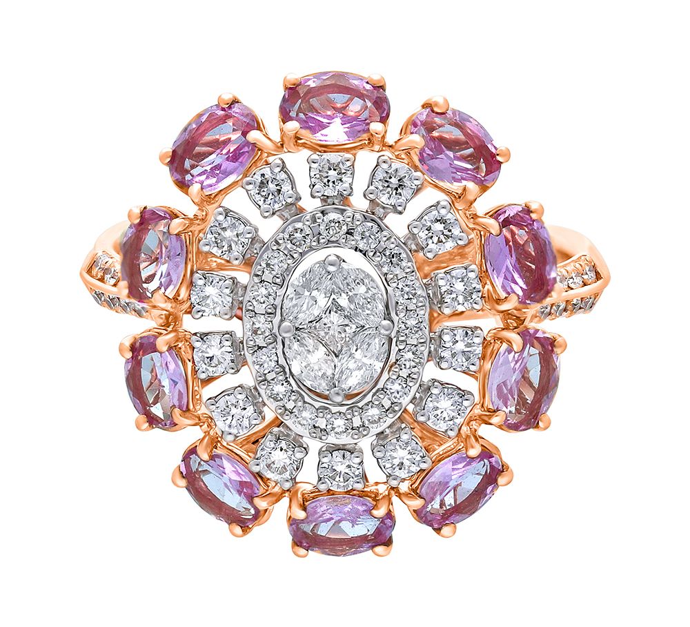 Resplendent Diamond Finger Ring-Rings-OPR23011