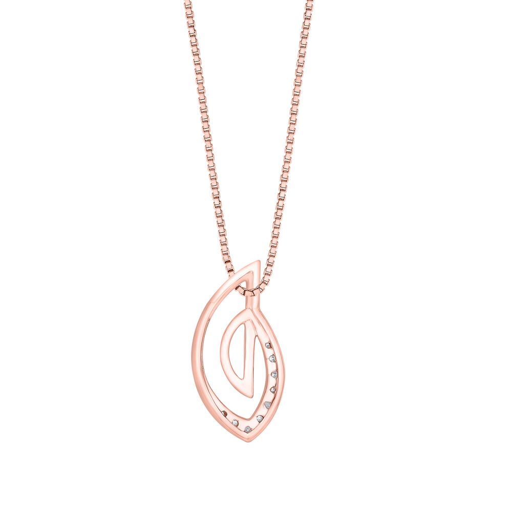 Semi-circular Diamond Pendant and Earrings Set in 14Kt Gold-All Jewellery-OSP14011-D400X0C