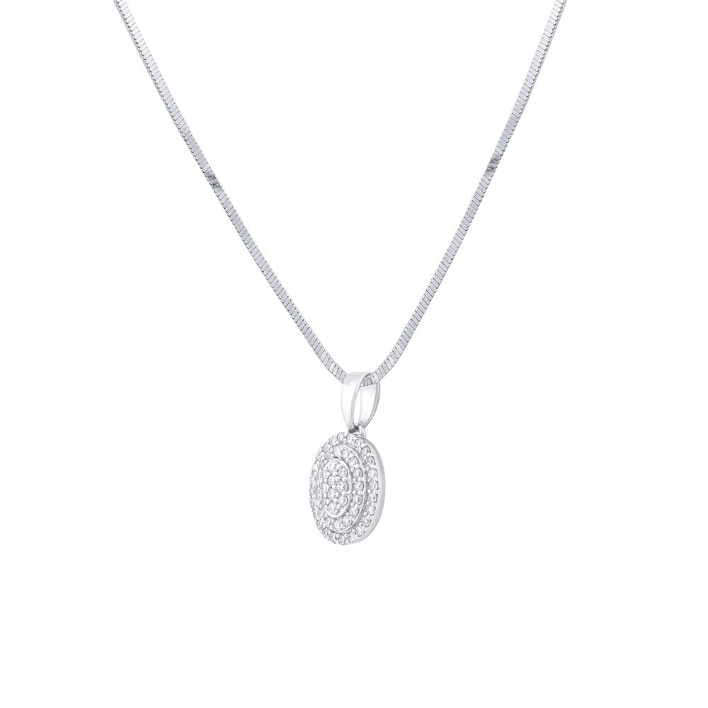 Simple Abstract Design Earrings and Pendant Set-All Jewellery-OSP16063-D400R0B