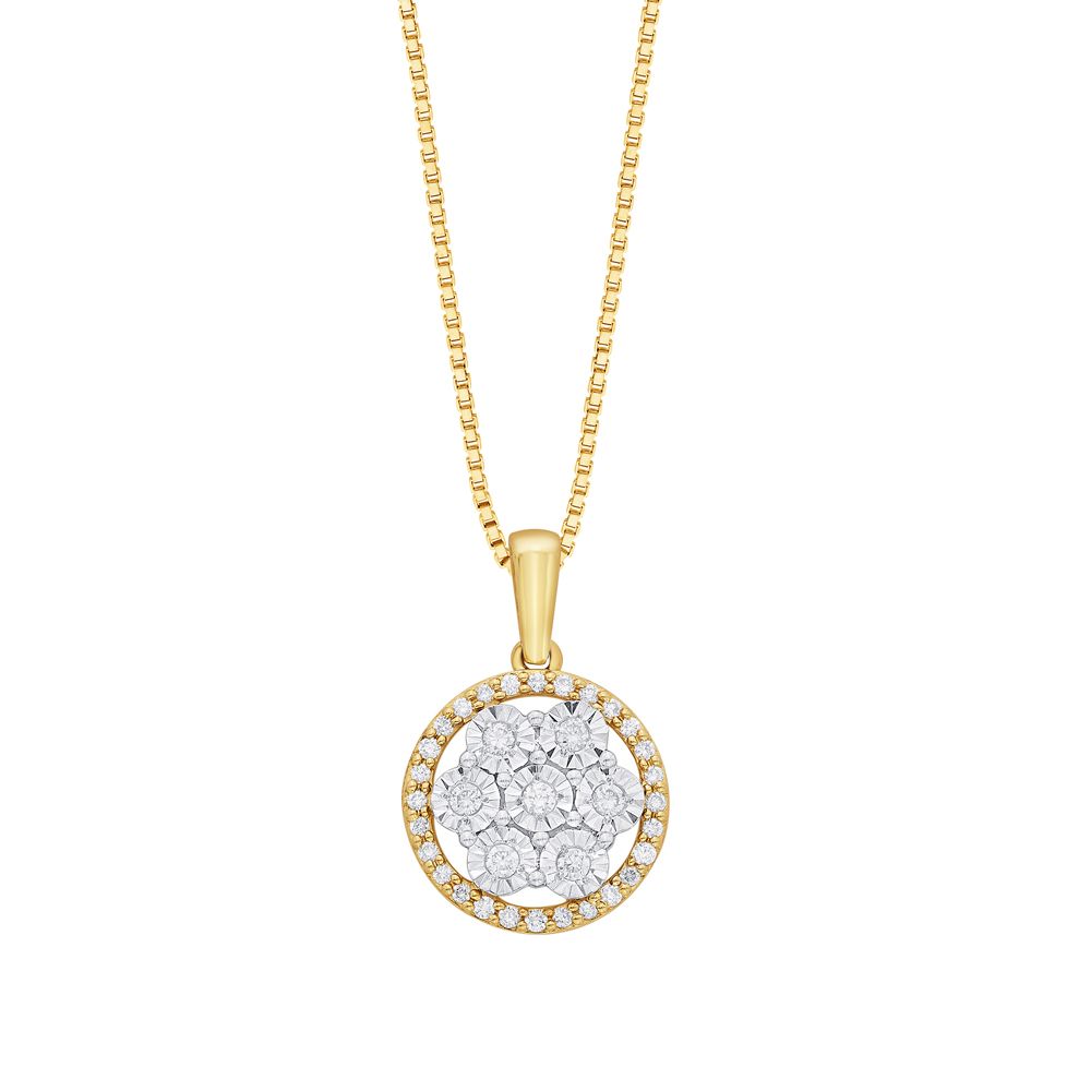 Opulent Brilliance Diamond Pendant Set-All Jewellery-OSP16088-D400R0B