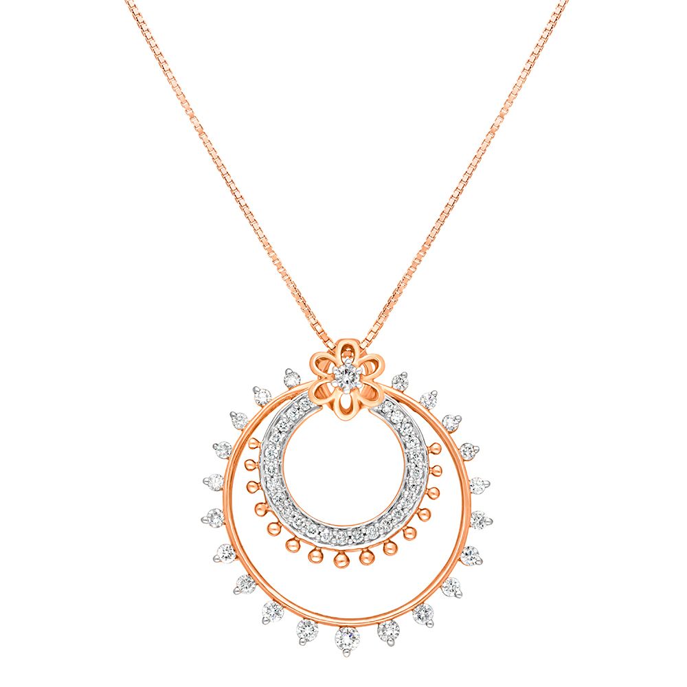 Glamorous Allure Diamond Pendant Set-All Jewellery-OSP17002-D200X0B