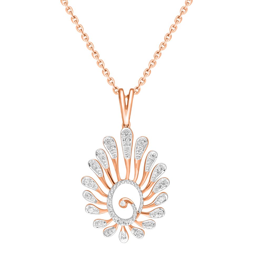 Gorgeous Peacocock Feather Design Jewellery Set-All Jewellery-OSP18027-D400X0C