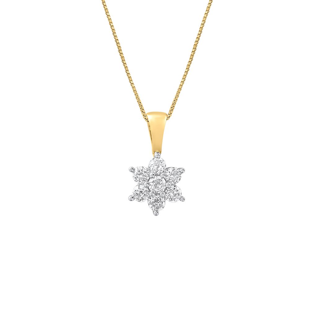 Graceful Diamond Pendant Set-All Jewellery-OSP18058-A400R0B
