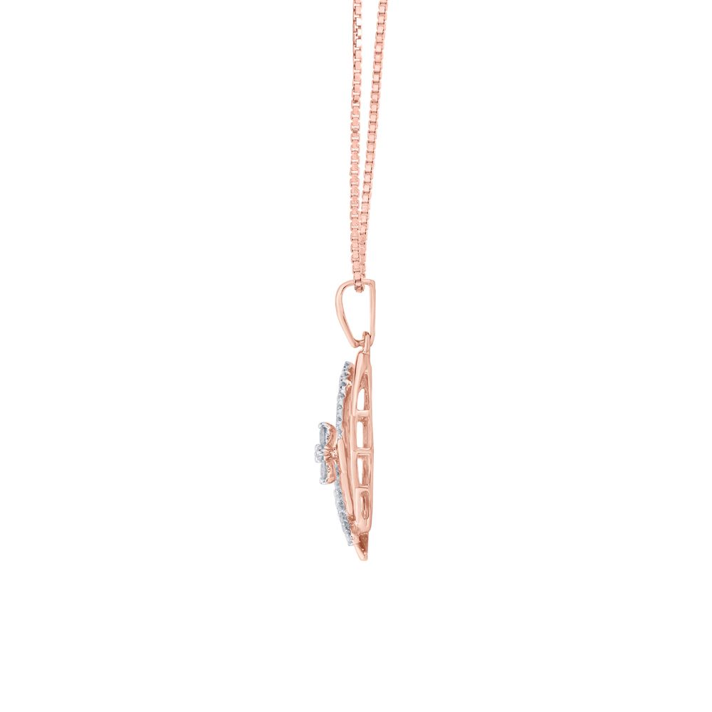 Ethereal Rose Gold and Diamond Pendant-All Jewellery-OPS19007-D400X0B