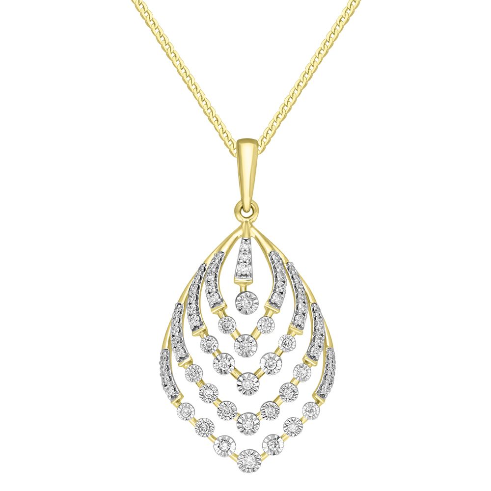 Fashionable Diamond Pendant Set-All Jewellery-OSP22001-D400R0C