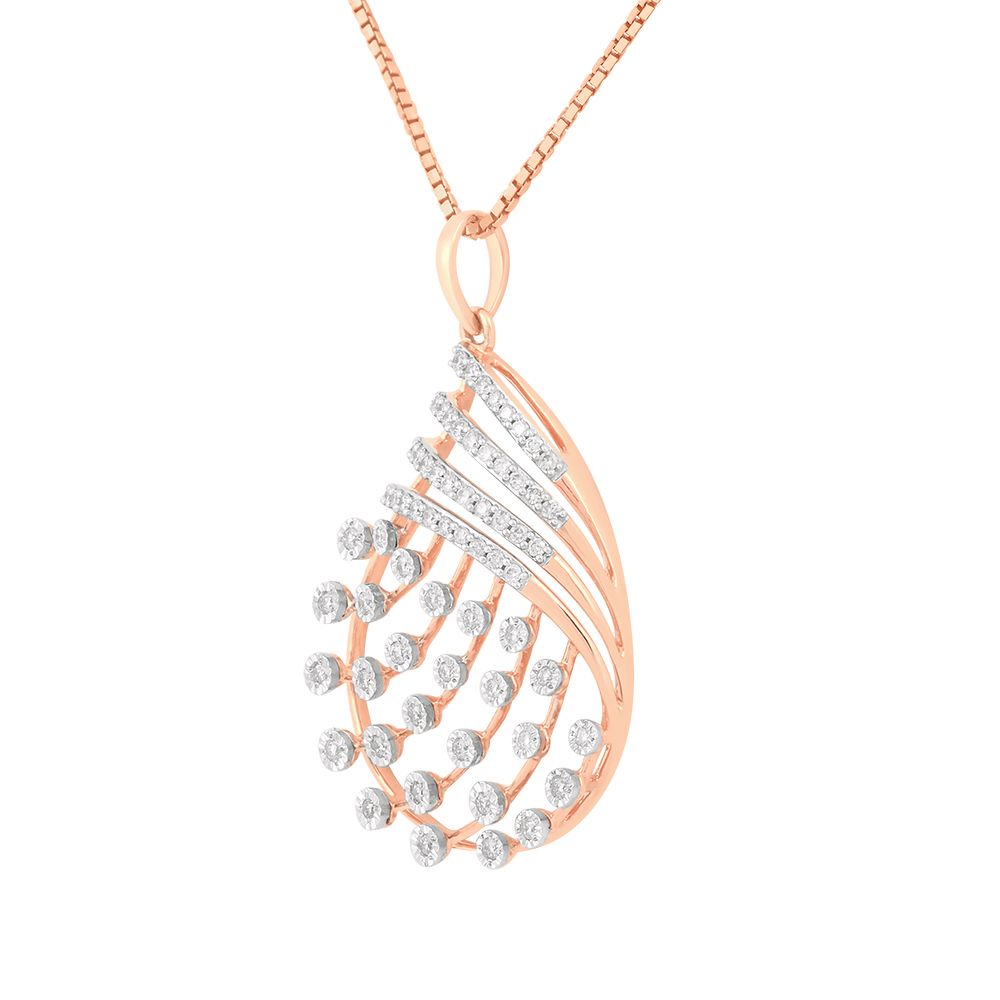 Delicate Diamond Pendant-Pendants-OPS22003-D400X0C