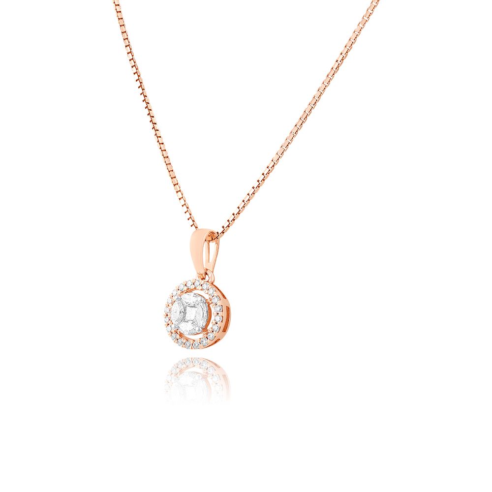 Luxurious Diamond Pendant-Pendants-OPS22050-D300X0C
