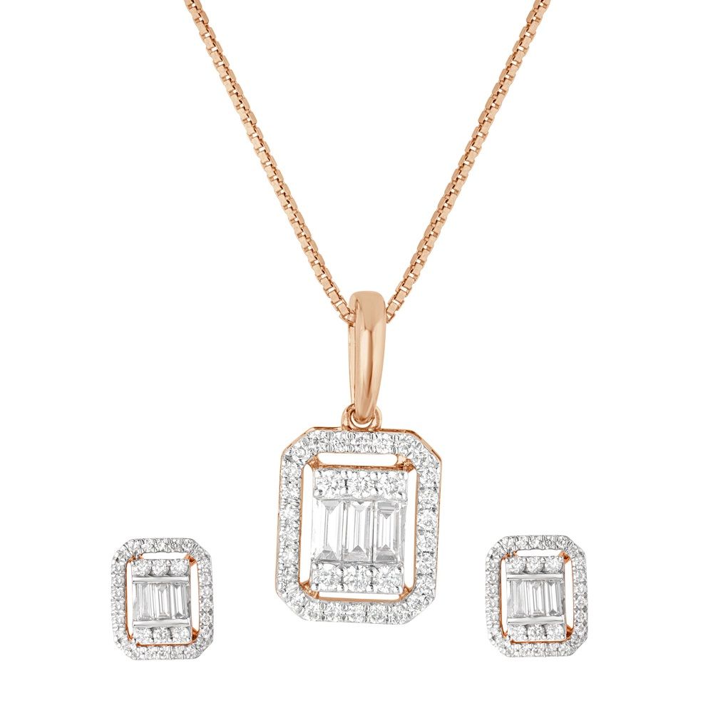 Divine Brilliance Diamond Pendant Set-All Jewellery-OSP22056-D300X0C