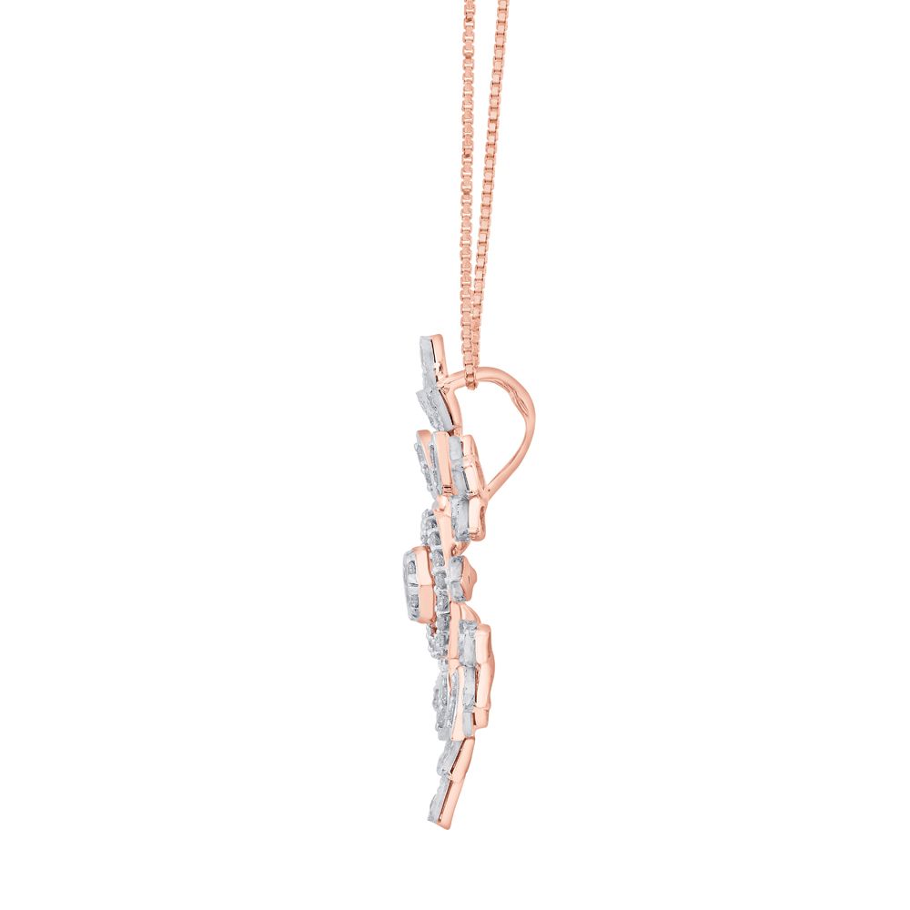 Classy Pendant in 14KT Rose Gold-All Jewellery-OPS22060-D900X0C