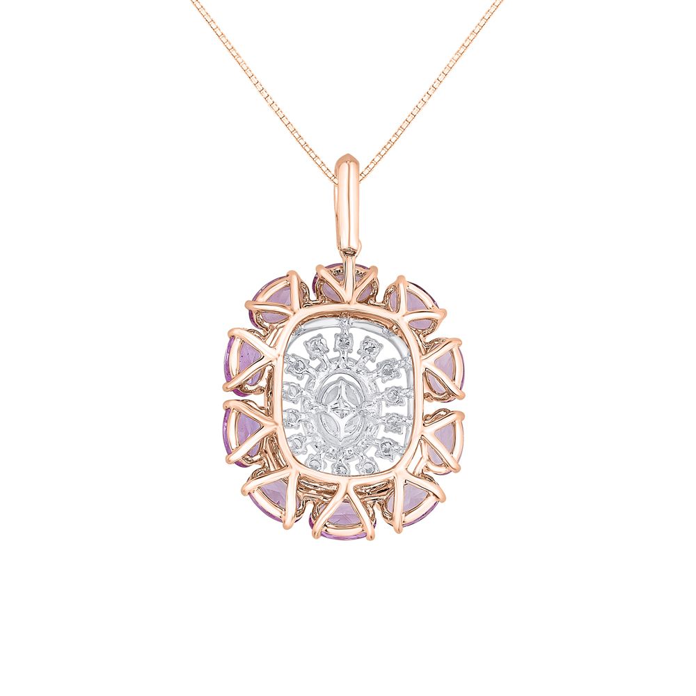 Sophisticated Rose Gold Pendant Set-Pendants-OPS23011-D403X0B