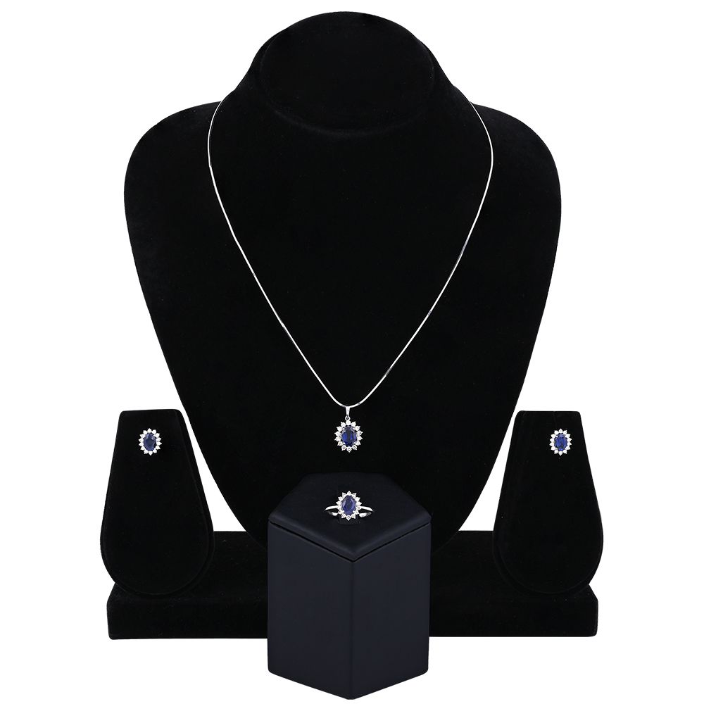 Eclectic Diamond Oval Pendant-All Jewellery-OBX23057-D412W0B