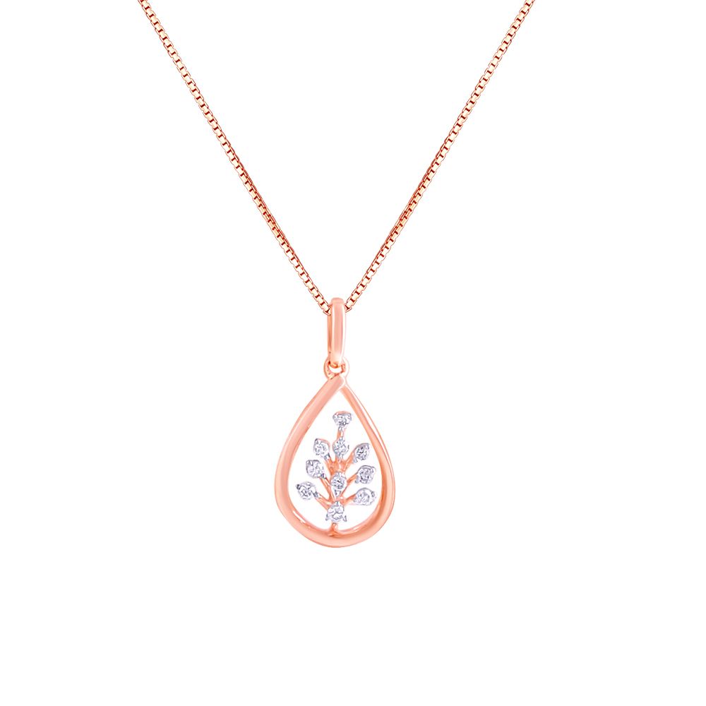 Fine Diamond and Rose Gold Pendant Set-All Jewellery-OSP24E16-D900X0C