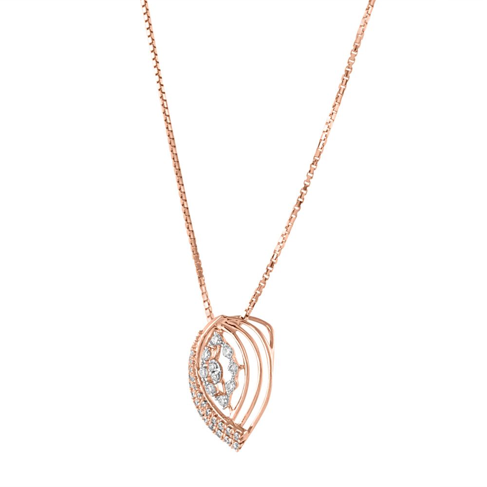 Enduring Drop Design Diamond Pendant Set-All Jewellery-OSP24E24-D900X0C