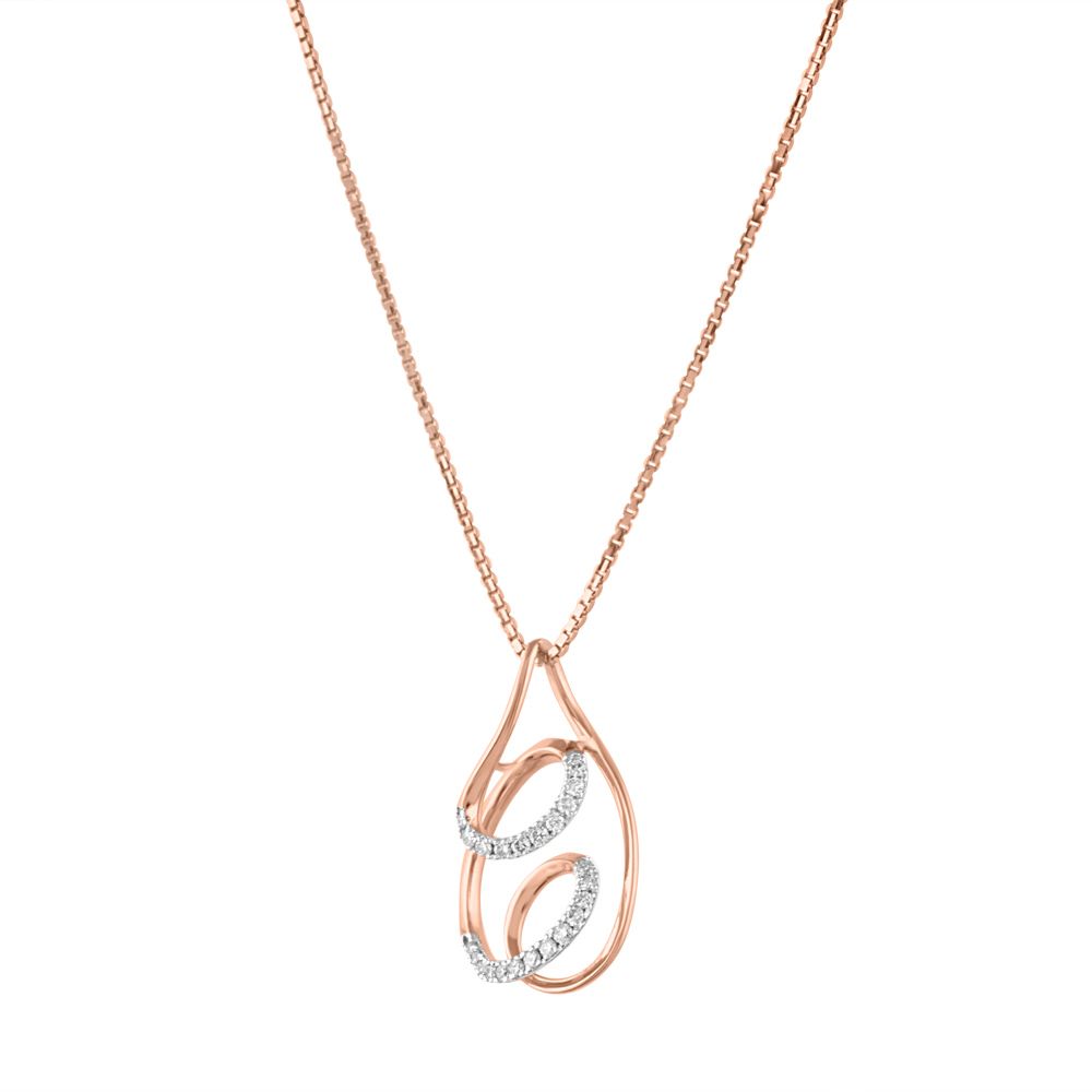 Breathtaking Swirl Design Diamond Pendant Set-Diamond-OSP24E27-D900X0C